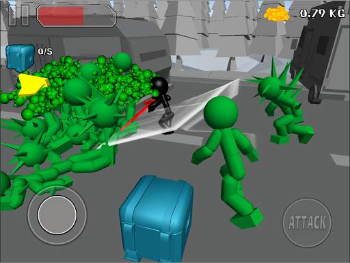Stickman Killing Zombie 3D screenshot 9