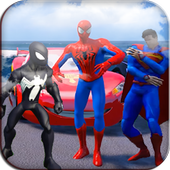 Superheroes Car Racing Games आइकन