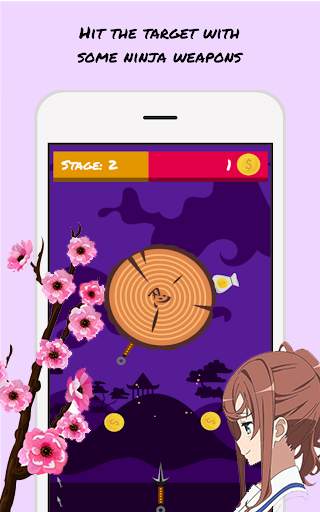 Melempar Senjata Ninja screenshot 1