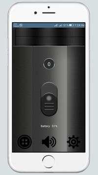 Flashlight App 2018: Tiny Flashlight SOS screenshot 1
