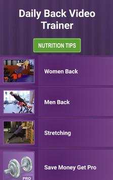 Daily Back Video Workouts screenshot 7
