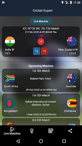 Cricket Expert live line screenshot 2