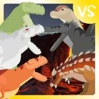 T-Rex Fights Dinosaurs - Dominator Edition logo