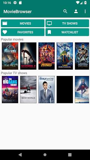 Movie Browser - Movie list screenshot 1