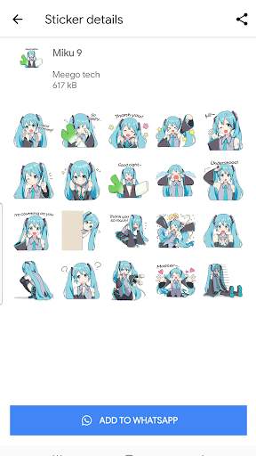 Anime Stickers (WAStickerApps) - Stickers Anime WA screenshot 5