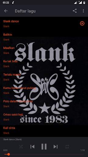Slank mp3 offline screenshot 2