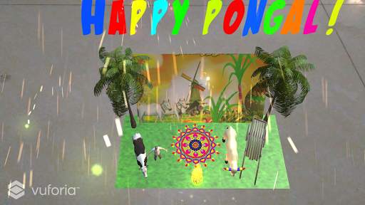 Augmented Reality Pongal Greetings screenshot 4