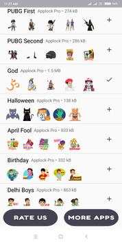 Stickers for love chatting messenger screenshot 7
