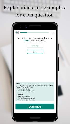SmartCat: English Grammar Exercises and Practice screenshot 6