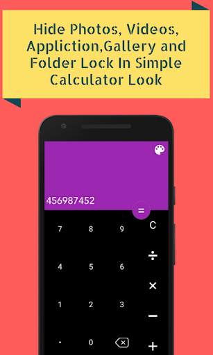 Calculator Vault Gallery Lock screenshot 1
