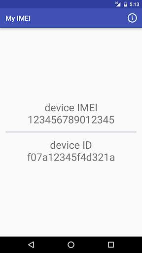 My IMEI screenshot 1