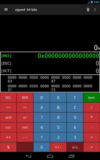 Binary Calculator screenshot 1