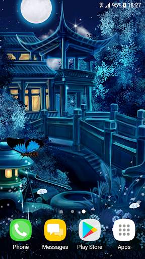 Magic Night Live Wallpaper screenshot 1