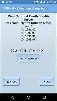 5000  GK Questions & Answers screenshot 6