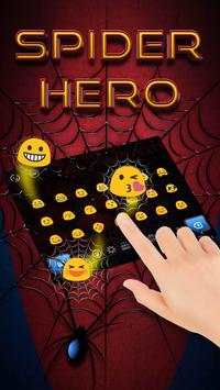 Spider Hero Keyboard Theme screenshot 3