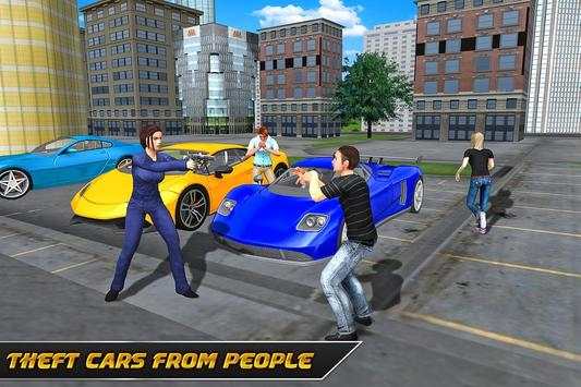 Crime Girl Car Theft screenshot 4