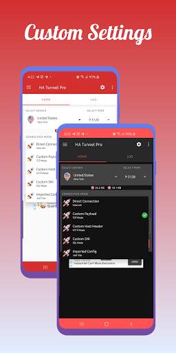 HA Tunnel Pro - 100% Free Payload Injection VPN screenshot 4
