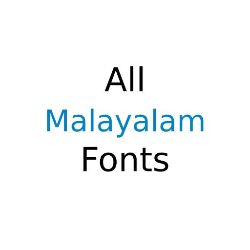 All Malayalam Fonts 1.0.0