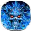 Flaming Skull Keyboard Theme on 9Apps