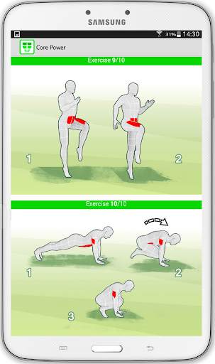 Core Power daily training abs screenshot 9