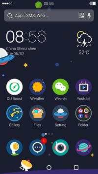 Universe: DU Launcher Theme screenshot 1