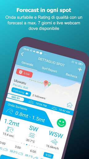 Line app Surf Forecast, Report, Cams & Community скриншот 2
