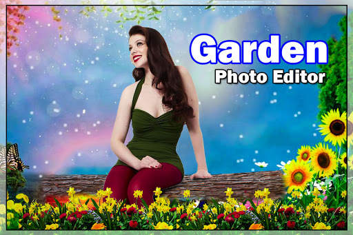Garden photo frames : Cut paste editor screenshot 5