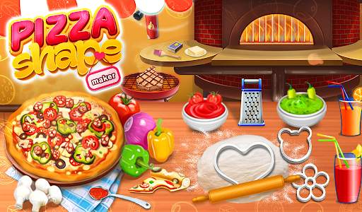 Shape Pizza Maker Cooking Game screenshot 1