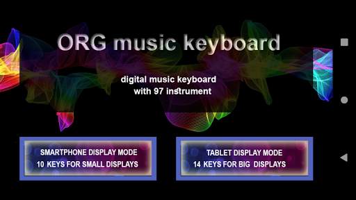 ORG music keyboard screenshot 2