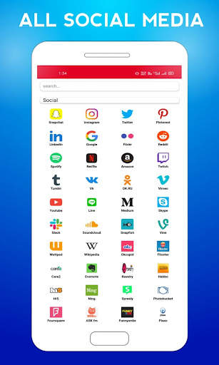 All in one social media and social networks app screenshot 3
