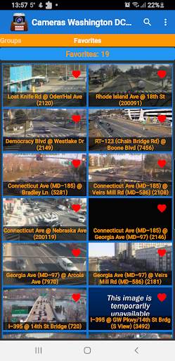 Cameras Washington DC Traffic screenshot 3
