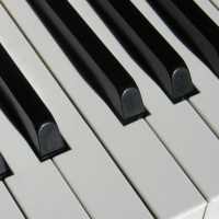 Relaxing piano music logo