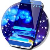 Blue Magic SMS Theme icon