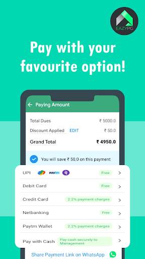 Pay Rent; Get Reward: MY PG/Hostel/Flat Tenant App screenshot 4