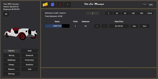 Idle Car Manager screenshot 1