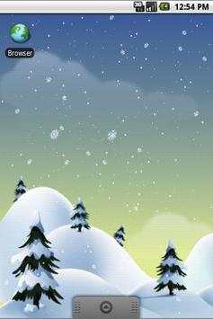 Winter Snow Live Wallpaper screenshot 1