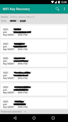[ROOT] Wifi key recovery screenshot 1