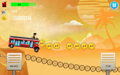 Uphill Race Mountain BTR Climbing Winter Game 2020 screenshot 9