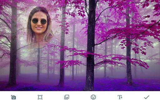 Pink Forest Photo Frames screenshot 1
