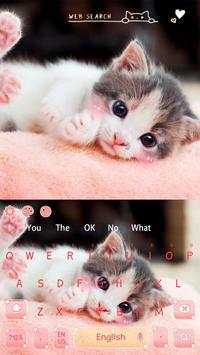 Cute Little Kitty keyboard screenshot 4