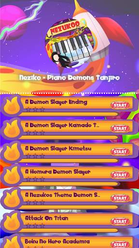 Nezuko - Piano Demons Tanjiro screenshot 1