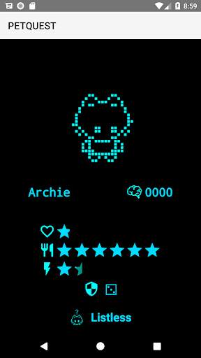 PetQuest Virtual Pet (Wear OS Games) screenshot 1