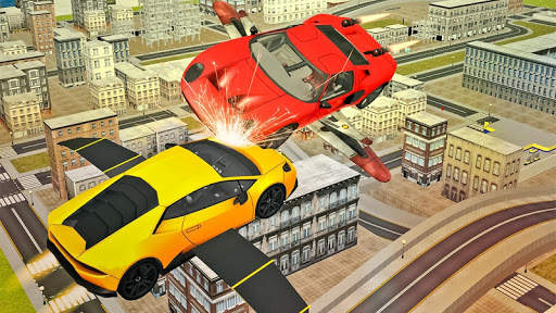 Flying Sport Car Simulator2016 screenshot 1