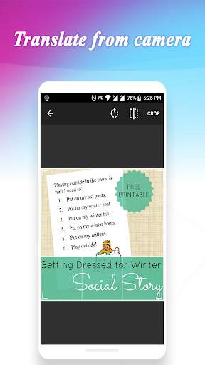 Camera Translator - Foto Translate screenshot 1