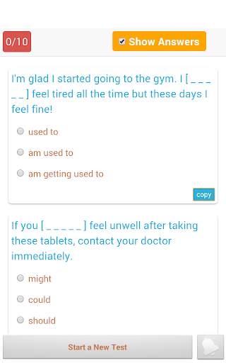 1800 Grammar Tests (Free) screenshot 7