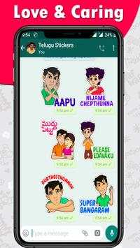 Telugu Stickers - Free Funny Stickers screenshot 1