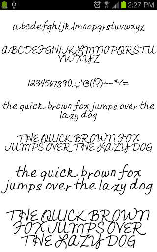 Neat Fonts for FlipFont free screenshot 6