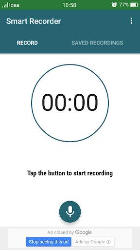 Smart Recorder – High-quality music&voice recorder screenshot 1