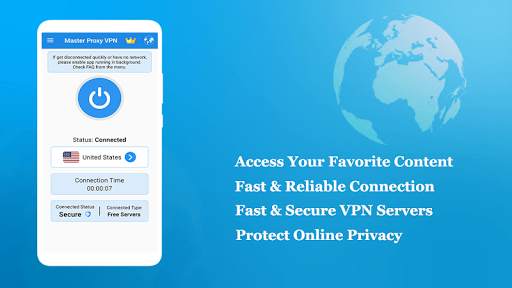 VPN Proxy Master - Unlimited Speed Super VPN screenshot 1
