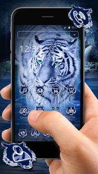 Blue white tiger theme screenshot 3